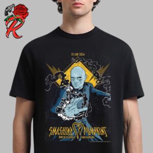 The Smashing Pumpkins Poster For Monchengladbach DE At Sparkassenpark On 19 June 2024 The Magic Billy Corgan Artwork Unisex T-Shirt