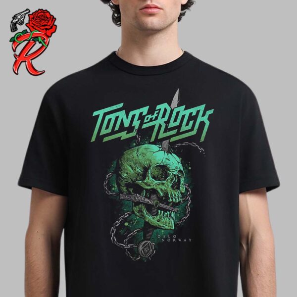 Tons Of Rock Metal Rock Festival 2024 In Oslo Norway The Sword And The Skull Artwork Unisex T-Shirt