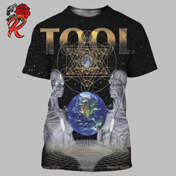 Tool Band In Vienna AT Tonight Limited Merch Poster At Wiener Stadhalle On June 10 2024 All Over Print Shirt