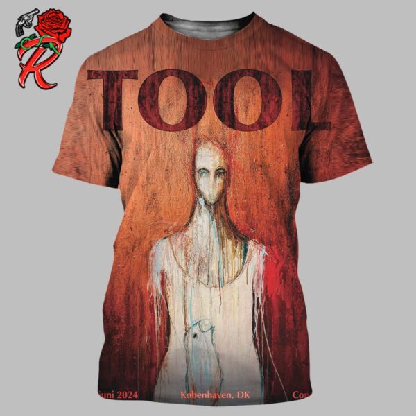 Tool Effing Tool Copenhell Concert In Kobenhaven DK Limited Merch Poster On June 22nd 2024 artwork from Pegah Salimi All Over Print Shirt
