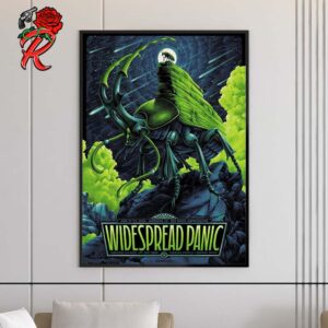 Widespread Panic Poster For The Upcoming String Of Shows At The Red Rocks Amphitheatre In Morrison CO On June 21-23 2024 By Max Mahn Home Decor Poster Canvas