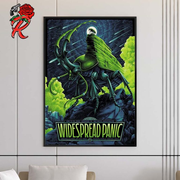 Widespread Panic Poster For The Upcoming String Of Shows At The Red ...