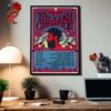 Pearl Jam London UK Merch Poster And The Murder Capital At Tottenham Hotspur Stadium On June 29 2024 Art By Van Orton Home Decor Poster Canvas