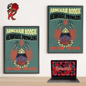 Armchair Boogie With Henhouse Prowlers Coming Back To St Paul MN On October 26th 2024 At Turf Club Home Decor Poster Canvas