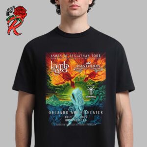 Ashes Of Leviathan Tour Celebrating 20 Years Of Ashes Of The Wake And Leviathan Concert In Orlando FL At Orlando Amphitheater On July 24 2024 Unisex T-Shirt