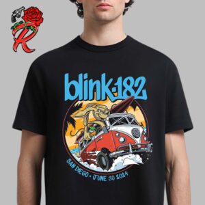 Blink 182 Merch For Special San Diego CA Hometown Show At Petco Park On June 30 2024 Unisex T-Shirt