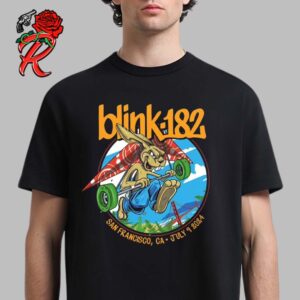 Blink 182 Merch Live At The Chase Center In San Francisco CA On July 9th 2024 Unisex T-Shirt