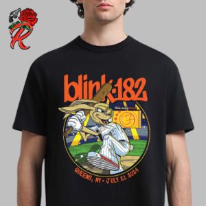 Blink 182 Round Two For Alex Tillbrook Tonight City Shirt For The Concert At Citi Field In Queens New York On July 21st 2024 New York Mets Battler Rabbit Unisex T-Shirt