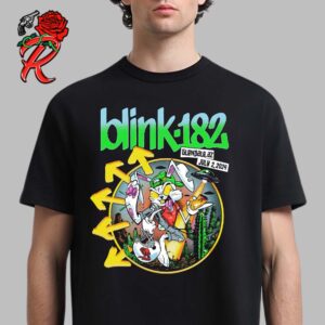 Blink 182 Tonight Tee In Glendale AZ On July 2 2024 Featuring The Phoenix Lights And Chimichangas Unisex T-Shirt