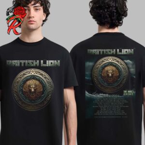 British Lion First Ever Tour Of Australia New Zealand And The US West Coast 2024 Tour List Two Sides Unisex T-Shirt