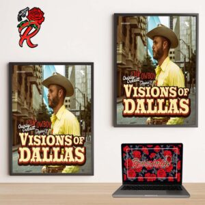 Charley Crockett $10 Cowboy Chapter II Visions Of Dallas Album Cover Home Decor Poster Canvas