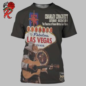 Charley Crockett Headed Back To Vegas For The Show At The Theater At Virgin Hotels Las Vegas On December 14 All Over Print Shirt