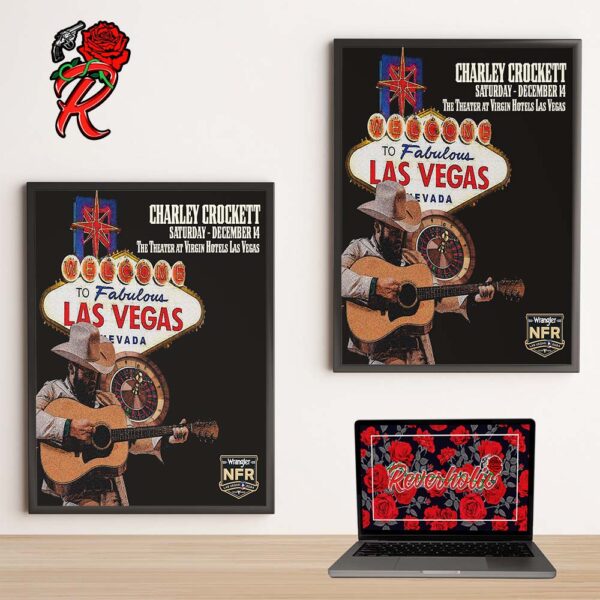 Charley Crockett Headed Back To Vegas For The Show At The Theater At Virgin Hotels Las Vegas On December 14 Home Decor Poster Canvas