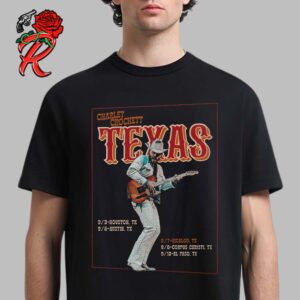 Charley Crockett Poster For Texas Shows On September 2024 Unisex T-Shirt