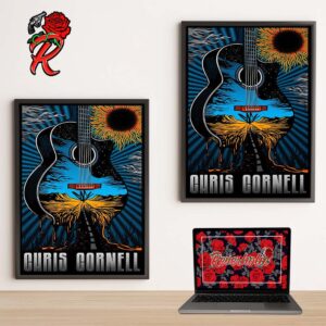 Chris Cornell Limited Edition Poster For The 60th Birthday On July 20 2024 I Am The Highway Wall Decor Poster Canvas