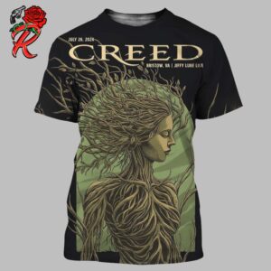 Creed Limited Edition Poster For The Concert Tonight In Bristow VA At Jiffy Lube Live On July 26 2024 All Over Print Shirt