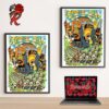 Pearl Jam Event Poster Merch For Mad Cool Festival In Madrid Spain On July 11 2024 Home Decor Poster Canvas