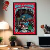 My Morning Jacket Happy Fourth Of July Day Poster For the Show In Chicago Illinois At Fairgrounds At The Salt Shed On July 4 2024 Home Decor Poster Canvas