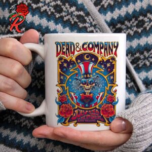 Dead And Company Live At Sphere Las Vegas Happy Fourth Of July The Grateful Dead Uncle Sam Artwork Gig Poster For The Shows In July 4 5 6 2024 Ceramic Mug