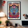 Dead And Company Gig Poster Sphere Las Vegas Nevada Celebrate 4th Of July 2024 Concert Dancing Bear Playing Guitar On The Volkswagen Wall Decor Poster Canvas