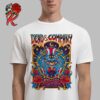 Dead And Company Gig Poster Sphere Las Vegas Nevada Celebrate 4th Of July 2024 Concert Dancing Bear Playing Guitar On The Volkswagen Unisex T-Shirt