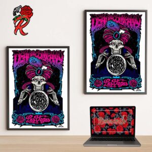 Dead And Company Sphere Las Vegas Limited Gig Poster For The Concert On July 12 2024 Home Decor Poster Canvas