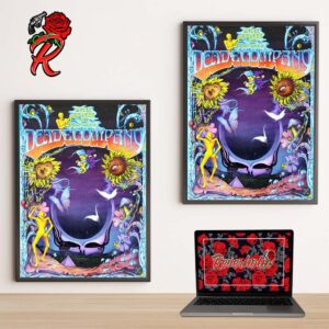 Dead And Company VIP Poster For The Weekend 8 Shows Live At Sphere On July 11 12 and 13 2024 Home Decor Poster Canvas