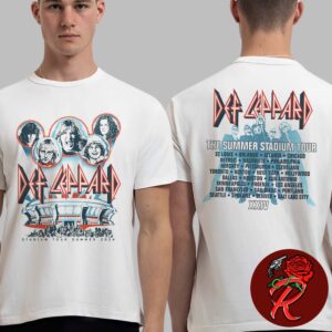 Def Leppard Summer Stadium Tour 2024 E Comm Exclusive Two Sides Unisex T-Shirt