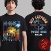 Def Leppard Summer Stadium Tour 2024 In Denver CO On September 8 2024 Rock Till You Drop Tour Till We Drop Two Sides Unisex T-Shirt