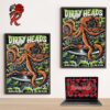 Dirty Heads Poster For Concert On Bangor Maine At Maine Savings Amphitheater On July 13 2024 Wall Decor Poster Canvas