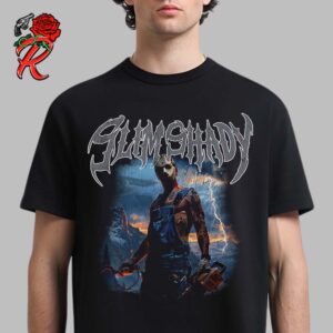 Eminem The Death Of Slim Shady Album Chainsaw Shady Unisex T-Shirt