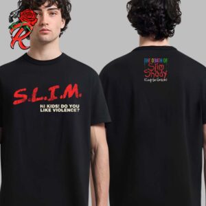 Eminem The Death Of Slim Shady TDOSS SLIM Hi Kids Do You Like Violence Two Sides Classic T-Shirt