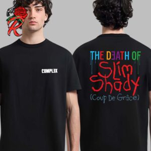 Eminem x Complex The Death Of Slim Shad Coup De Grace Logo Two Sides Unisex T-Shirt