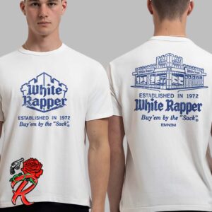 Eminem x White Castle White Rapper Established In 1972 Buy Em By The Sack Two Sides Unisex T-Shirt