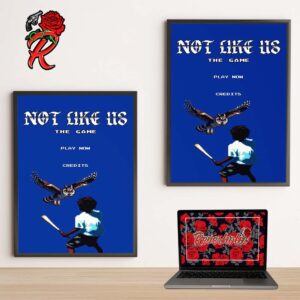 Kendrick Lamar Not Like Us The Game Kendrick Vs The Owl Funny Wall Decor Poster Canvas