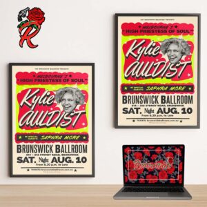 Melbourne’s High Priestess Of Soul Kylie Auldist Poster For Upcoming Show At The Brunswick Ballroom In 314 316 Sydney Road Brunswick On August 10 2024 Decor Poster Canvas