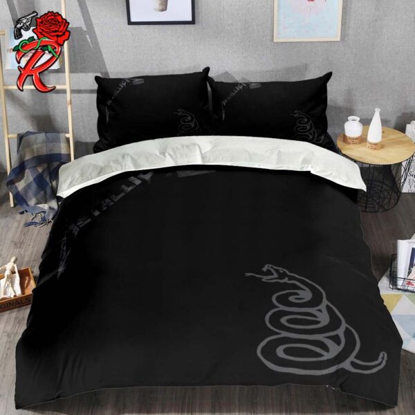 Metallica Black Album Cover Bedding Set