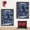 Metallica Poster Celebration The 40th Anniversary Of Ride The Lightning Album Creeping Death Limited Edition Home Decor Poster Canvas