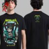 Metallica The 40th Anniversary Of Ride The Lightning Album Vintage Tracks Two Sides Unisex T-Shirt