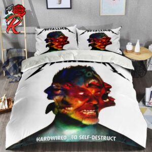 Metallica Hardwired To Self Destruct Album Cover Gift For Fans Bedding Set