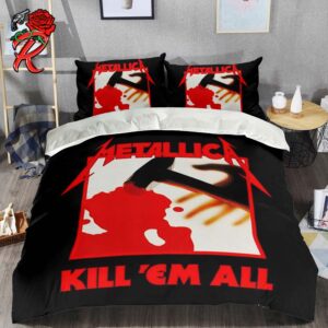 Metallica Kill Em All Album Cover Bedding Set