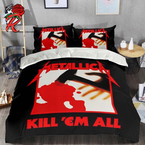 Metallica Kill Em All Album Cover Bedding Set