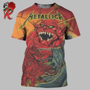 Metallica M72 Madrid Spain Night 2 Of The Final 2024 No Repeat Weekend In Europe At Estadio Civitas Metropolitano On July 14 2024 All Over Print Shirt