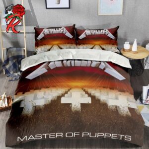 Metallica Master Of Puppets Album Cover Bedding Set