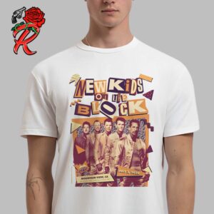 New Kids On The Block Mountain View CA Event Poster At Shoreline Amphitheatre On July 3 2024 Vintage T-Shirt