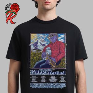 Portland Waterfront Blues Festival 2024 Main Poster For The Event From July 4 to 7 2024 Classic T-Shirt