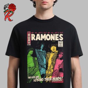 Ramones The Kids Are Losing Their Minds Hey Ho Lets Go Comic Cover Unisex T-Shirt