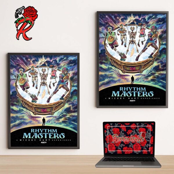 Rhythm Masters A Mickey Hart Experience Grateful Dead Movie Poster On ESPN On August 14 Home Decor Poster Canvas