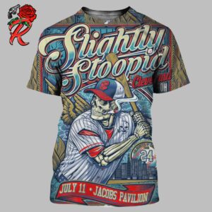 Slightly Stoopid Dirty Summer Tour Starts Tonight Poster For Cleveland OH At Jacobs Pavilion On July 11 2024 All Over Print Shirt