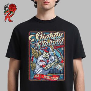 Slightly Stoopid Dirty Summer Tour Starts Tonight Poster For Cleveland OH At Jacobs Pavilion On July 11 2024 Unisex T-Shirt